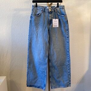 NWT Pull & Bear High Rise Wide Leg Jeans